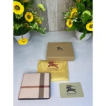 Stylish Burberry Wallet With Og Box Dust Bag Card For Men