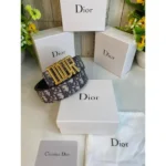 Stylish Christian Dior Belt With Og Box Card & Dust Bag For Men (BT179) - stayhit.in