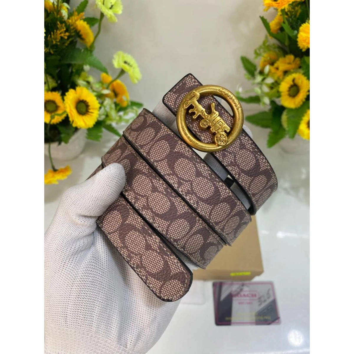 Stylish Coach Belt With Og Box For Men (BT205) - stayhit.in Stylish Coach Belt With Og Box For Men (BT205) - stayhit.in
