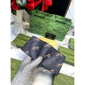 Stylish Gucci Wallet Tiger Print For Men