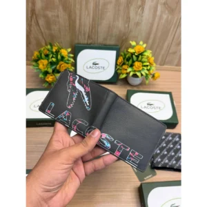 Stylish Lacoste Logo Print Wallet For Men (BT352) - stayhit.in