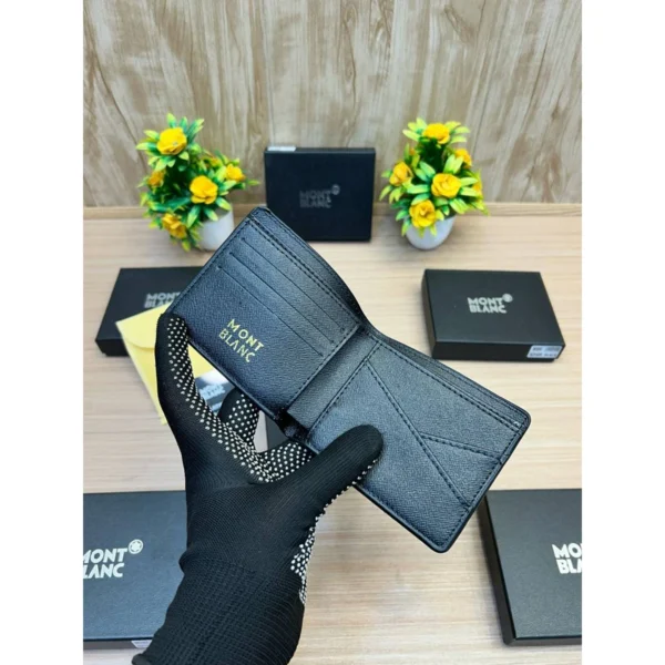 Stylish Mont Blanc Wallet Black For Men Stylish Mont Blanc Wallet Black For Men